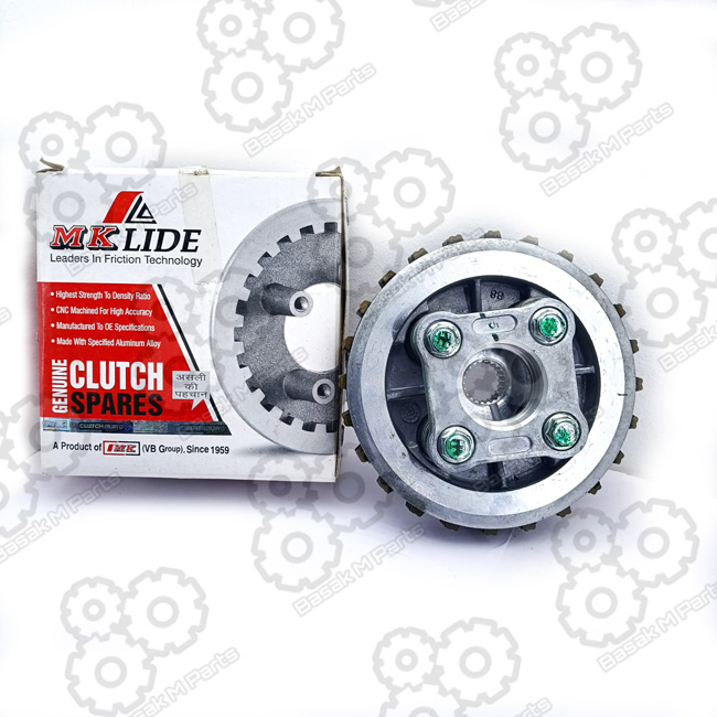 CLUTCH ASSEMBLY BS 6 LIVO/ SHINE-SP/ 125  (MK)